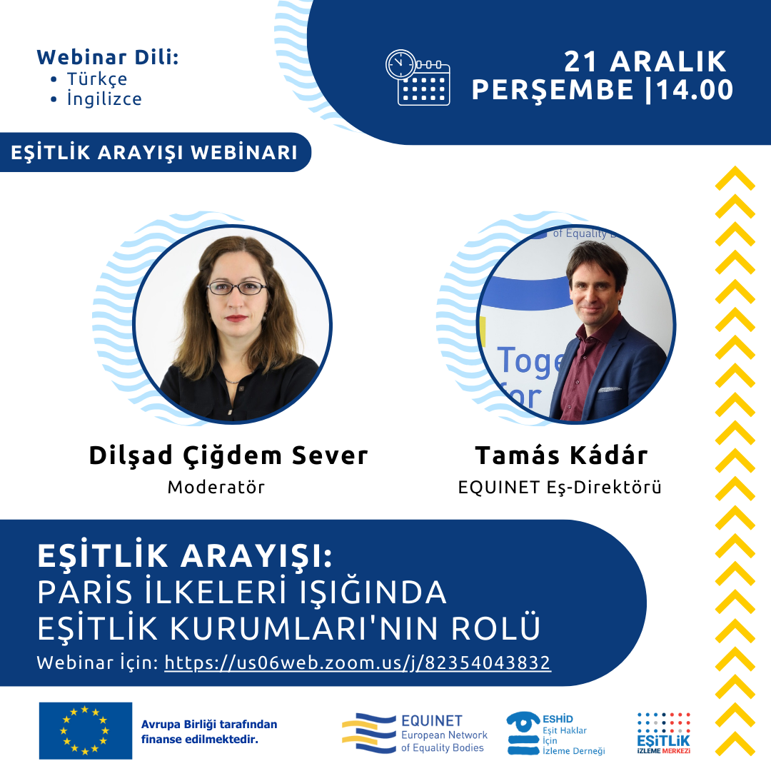 Webinar: Eşitlik Arayışı, 21 Aralık’ta!!