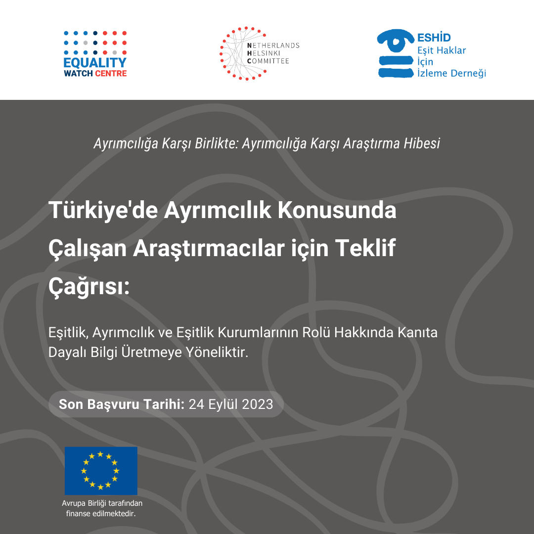 Ayrımcılığa Karşı Hibe: Türkiye’de Ayrımcılık Konusunda Çalışan Araştırmacılar