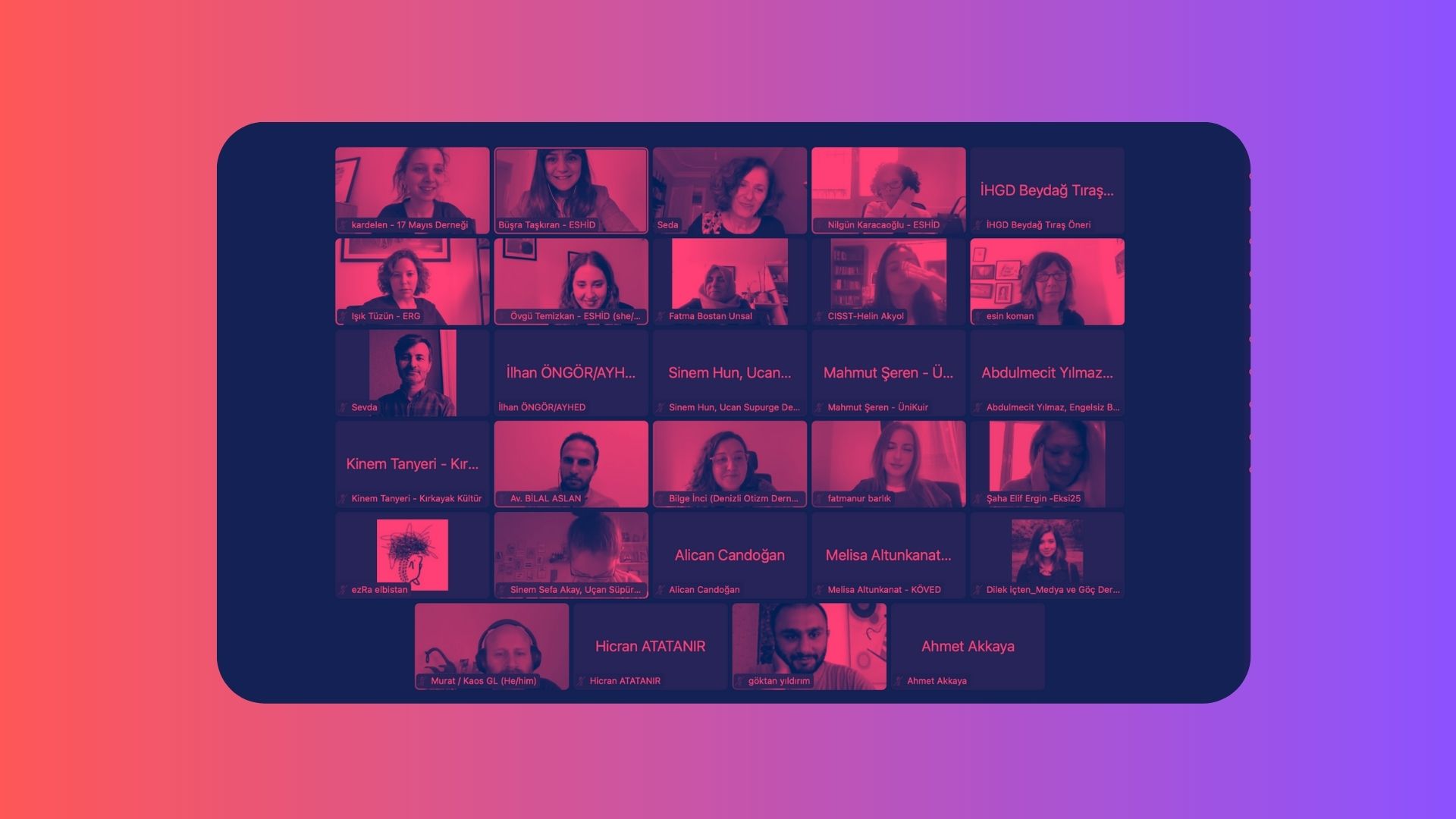 Çevrimiçi Toplantı: Deprem Sonrası Sivil Toplum Örgütleri Koordinasyon ve İletişim I